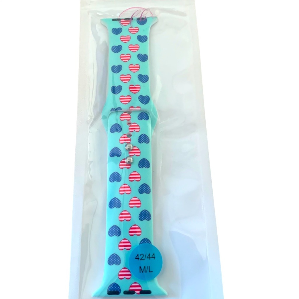 Fancy Bands Silicone Band for Apple Watch.  New in package.